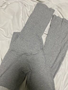 Streetwear Society Gray Ribbed Leggings